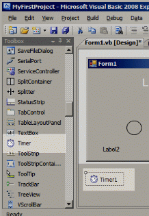 Timer control selection