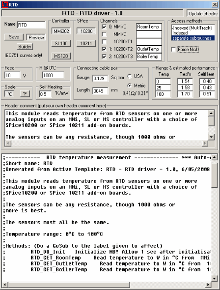 Active Template Application