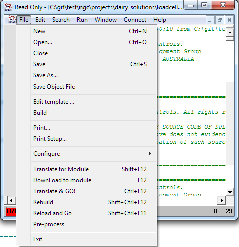 Lots of options available from the file dialog, or use the shortcuts