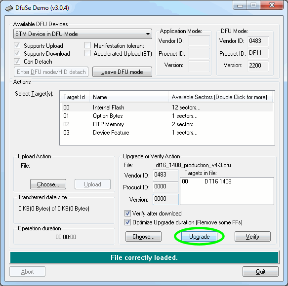 DFU Demo